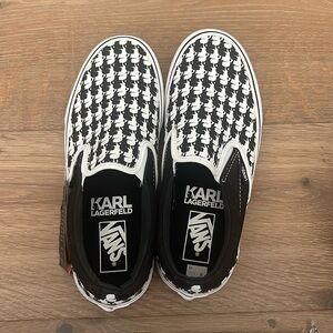 Karl Lagerfeld vans. Size 9. Never worn.